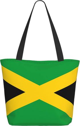 AOOEDM Jamaican Flag Ladies Shopping Bag 13x11x7in.The Perfect ValentineS Day Gift.It Is The Best ValentineS Day Gift For Mom, Daughter, Wife,Etc