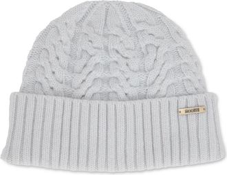 Moorer Maria Gebreide Muts - Dames - Hoeden - Grijs - ONE Size - Kasjmier - Accessoires
