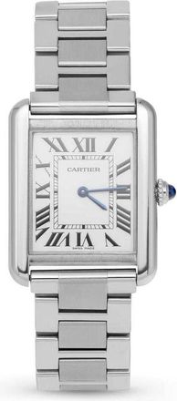 Cartier Pre-owned Cartier Tank Solo Quartz White Dial Ladies Watch 3170