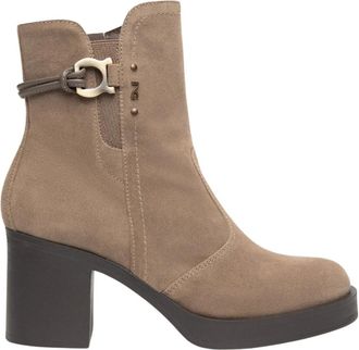 Nero Giardini Stivaletti in Camoscio - - Shoes - Donna - Beige - 38 EU