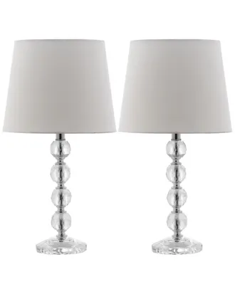 Safavieh Nola Stacked Crystal Ball Lamp