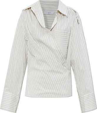 Iro De Lace Shirt - Dames - Overhemden - Beige - M - Katoen - Overhemden