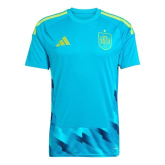 adidas Spain 26 Home Goalkeeper Jersey Asia Sizing Bold Aqua KB8371