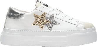 2Star 2Star, Dames, Schoenen, Wit, Maat: 40 EU Leer