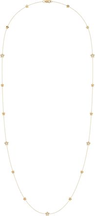 LuvMyJewelry Lucky Star Layered Sterling Silver Diamond Necklace