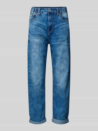 Zabaione Straight Fit Jeans im 5-Pocket-Design Modell Ma44rbella in Jeansblau, Größe 34