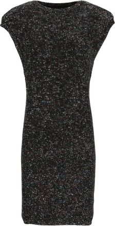 Emporio Armani Mouwloze Gebreide Jurk - Dames - Jurken - Zwart - Maat: M Leer