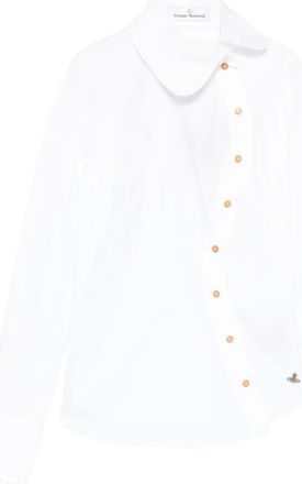 Vivienne Westwood Camicia Bella con ricamo Orb - Bianco