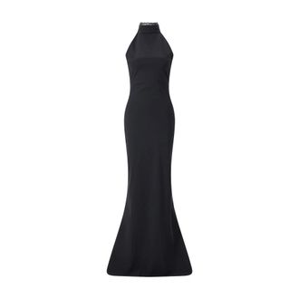 La Petite Robe Di Chiara Boni Mouwloze avondjurk - Dames - Jurken - Zwart - Maat: XS Zijde