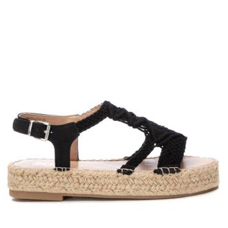 Xti Womens Flat Sandals In Black