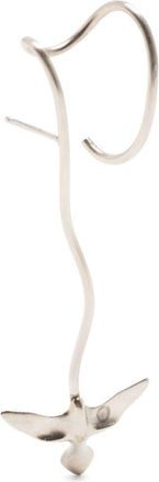 Henrik Vibskov x Vibe Harsløf Flying Bird drop earring - unisex - Other fibres - One Size - Silver