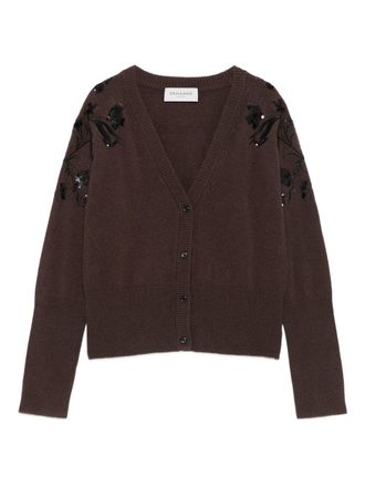 Ermanno Scervino gegen Hals -Strickjacke
