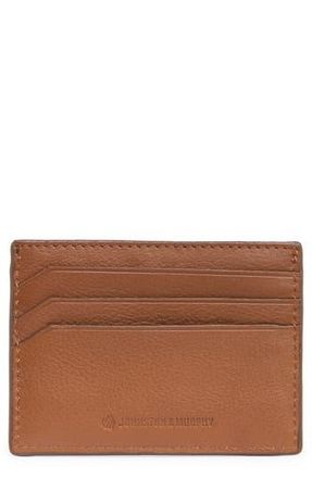 Johnston & Murphy Weekend Leather Cardholder in Tan at Nordstrom Rack