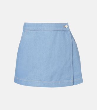 Veronica Beard Phineas denim skort