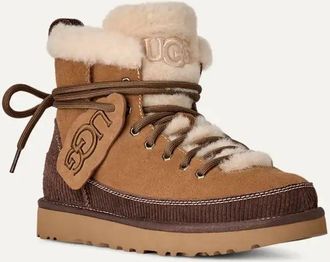 UGG Sheepskin-Lined Hybrid Boot - Chestnut