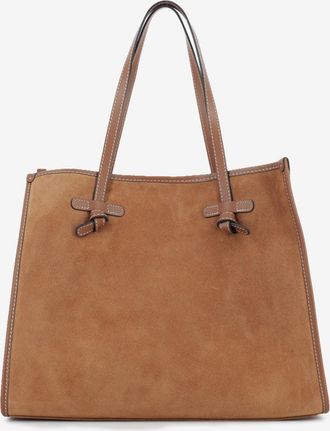 Gianni Chiarini Borsa in suede Marcella caramel