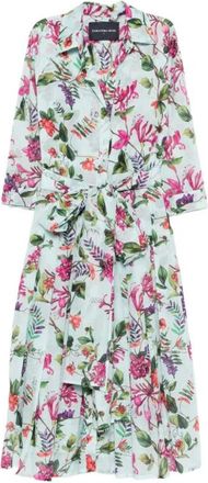 Samantha Sung Audrey Jurk - Dames - Shirt Kleedjes - Veelkleurig - XS - Katoen - Kleedjes