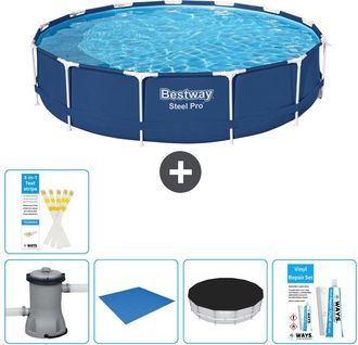 Bestway Piscina Bestway Steel Pro Redonda - 396x84 Cm - 8-piezas S22754