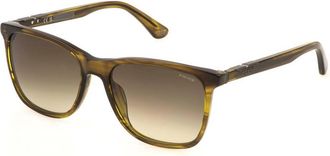 Police SPL872N ORIGINS 1 OCCHIALE SOLE POLICE 06U8 Mens Sunglasses Brown Size 56