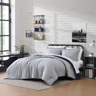 Nautica Hayes Gray Queen Comforter Set