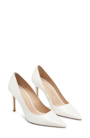 Stuart Weitzman Stuart Power 85 Pump in Cream at Nordstrom, Size 7.5