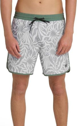 Billabong 73 Layback Swim Trunks in Alloy at Nordstrom, Size Xx-Large