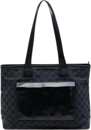 Gucci Pre-owned Tote Bags, female, Black, Size: ONE SIZE Pre-owned Tote Bag