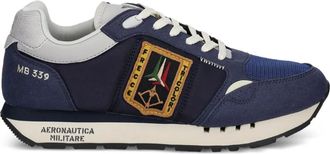 Aeronautica Sneakers con applicazioni stile militare - Blu