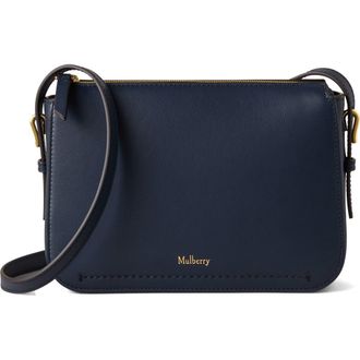 Mulberry Clovelly Leather Crossbody Bag in Night Sky at Nordstrom