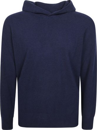 Altea Fine-Knit Long-Sleeve Hooded Sweater