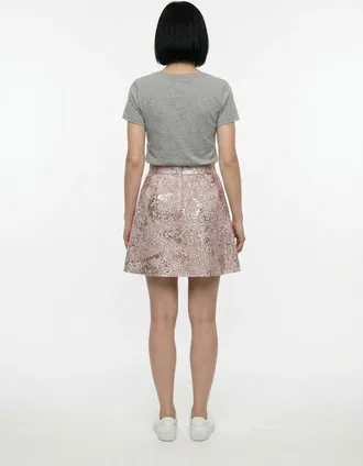 Dolce & Gabbana Metallic Jacquard Mini Skirt - Multicolor