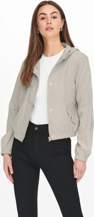 Jacqueline de Yong Outdoorjacke JDY JDYHAZEN SHINE JACKET OTW YFM NOOS, Damen, Gr. XL, moonbeam print:wei&szlig;, moonbeam hood lining, Web, Obermaterial: 88% Polyester, 12% P