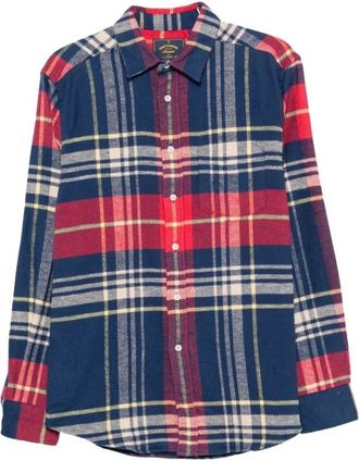 Portuguese Flannel Camicia Sage - - Shirts - Uomo - Multicolore - M