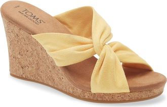 Toms Serena Slide Sandal in Yellow at Nordstrom Rack, Size 6.5