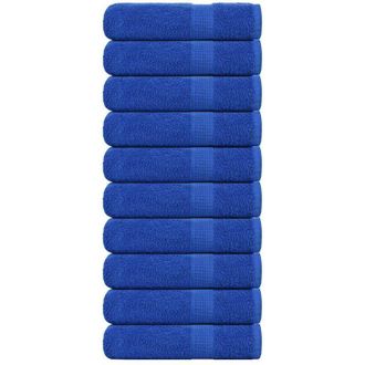 vidaXL Toallas De Ba&ntilde;o 10 Uds Azul 100x150 Cm 360 G/m&sup2; 100% Algod&oacute;n Vidaxl