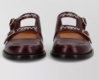 Marni bambi 3.0 moccasin mules cutout embroidery