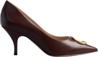Dior Initials Pump - Dames - Pumps - Rood - 36 1/2 EU - Leer - Schoenen