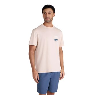 Mountain Warehouse Heren Chase Graphic Relaxed Fit T-Shirt (Cr&egrave;me)