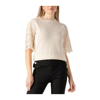 Twinset Tops, Dames, Beige, S, Beige Top, Model 251Tp 3341