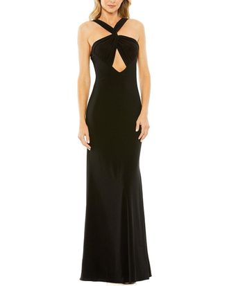 Mac Duggal Knotted Jersey Gown