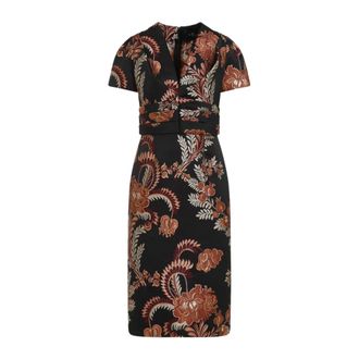 Etro Midi Dresses, female, Multicolor, S, Midi Dress