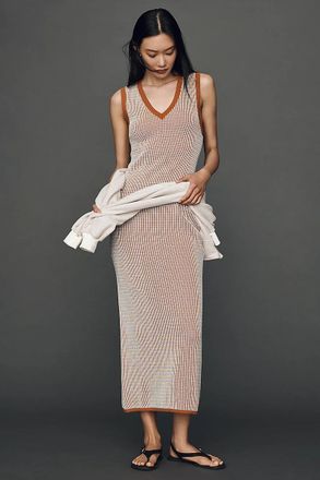 Varley Albane 100% Cotton Midi Dress