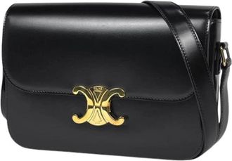 Celine Pre-owned Vintage Shoulder Bag - Dames - Vintage Schoudertas - Zwart - ONE Size - Leer - Vintage