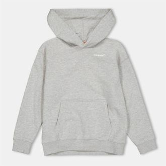 Off-white Boys Off White Monster Kangaroo Pocket Hooded Sweatshirt in Grey Multi - Multicolour - Size 6Y