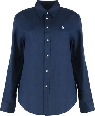 Polo Ralph Lauren Dames, Blouses & Shirts, Blauw, Maat: XS