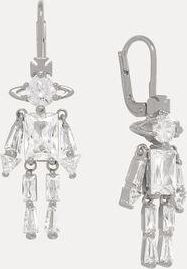 Vivienne Westwood Issa Earrings Silver Cubic Zirconia Women