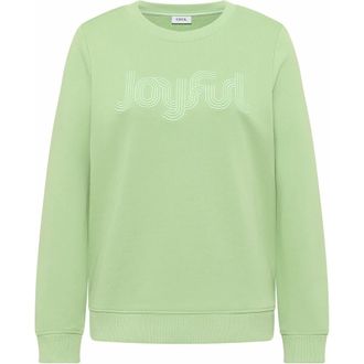 Cecil Sweatshirt - Dames - Sweatshirts & Hoodies - Groen - Maat: L Katoen
