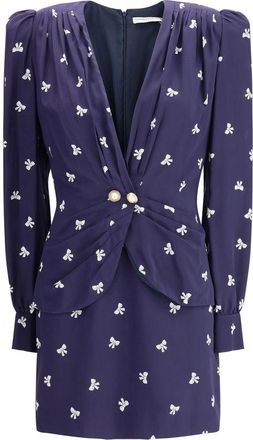 Alessandra Rich Bow patterned short Womens Dress