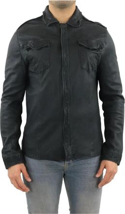 Goosecraft Heren Shirt 076 - Heren - Zomerjassen - Zwart - S - Jassen