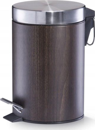 ZELLER Cubo De Basura Con Pedal 3 Litros Color Nogal